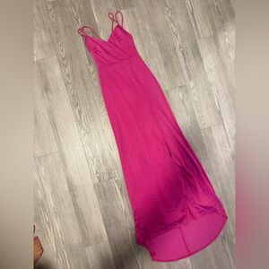 Elegant Pink Evening Gown